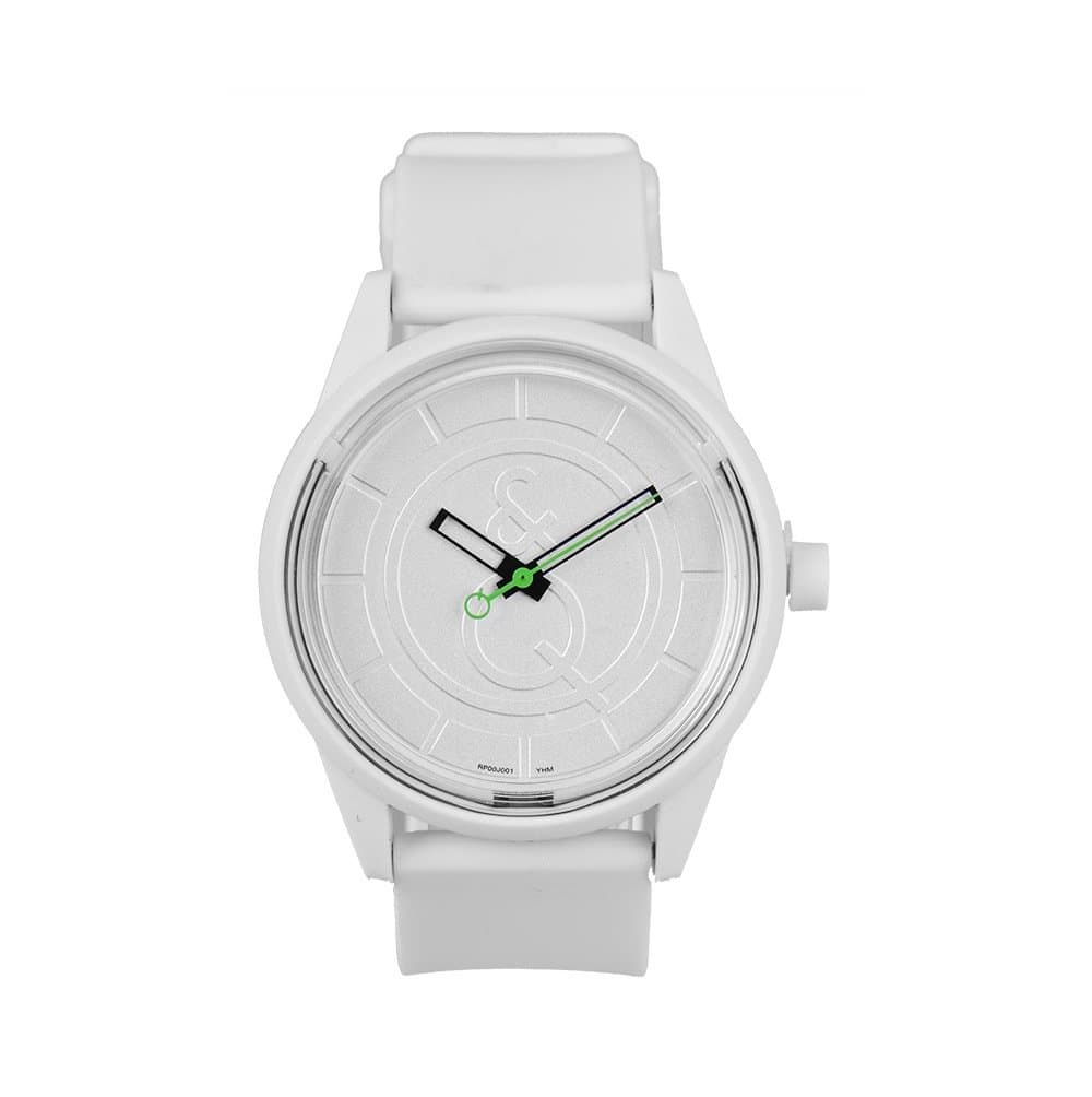 White Solar Watch by Tic-Fashion 50 Meter WR Resin Strap