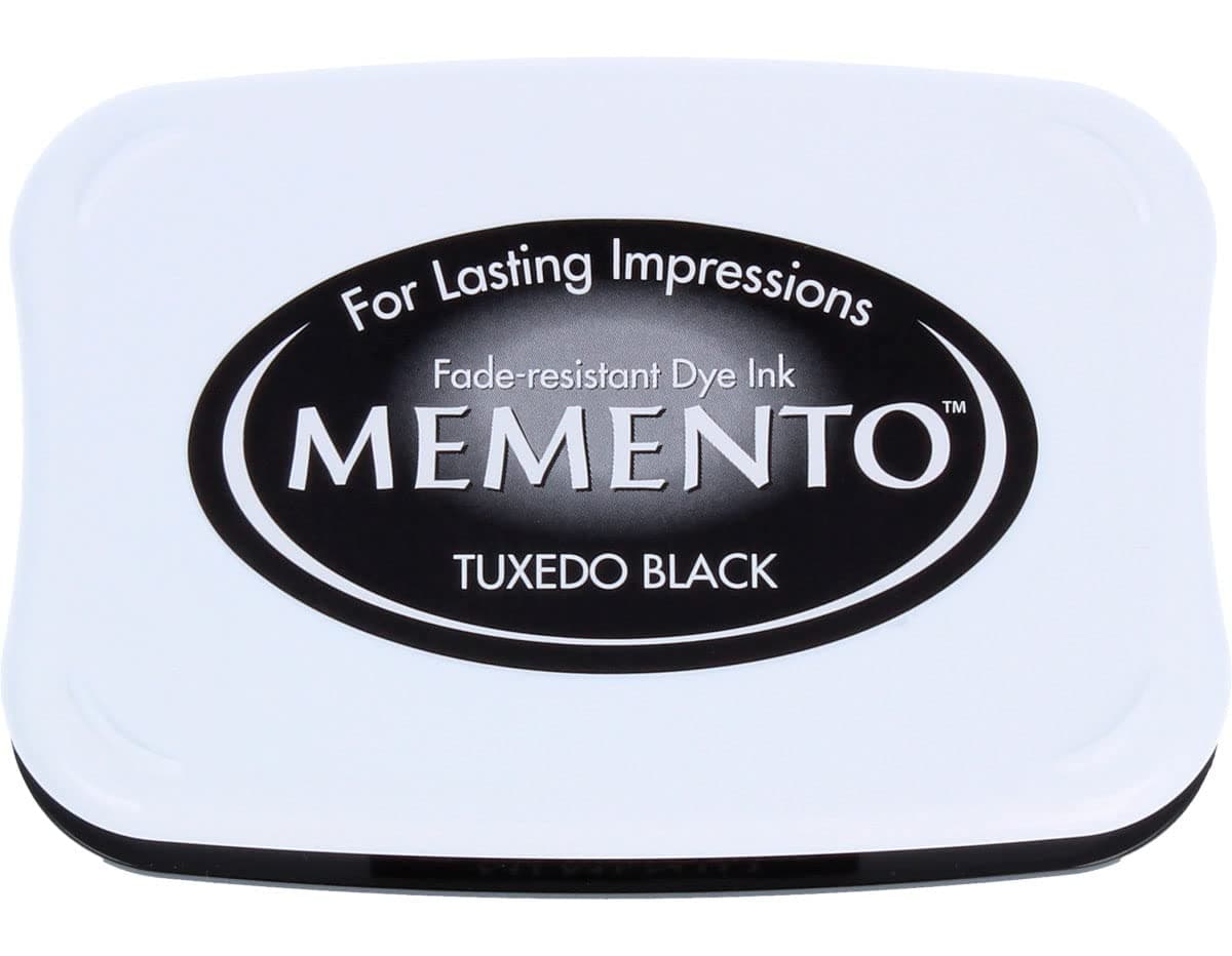 Tsukineko Memento Dye Ink Pad - Tuxedo
