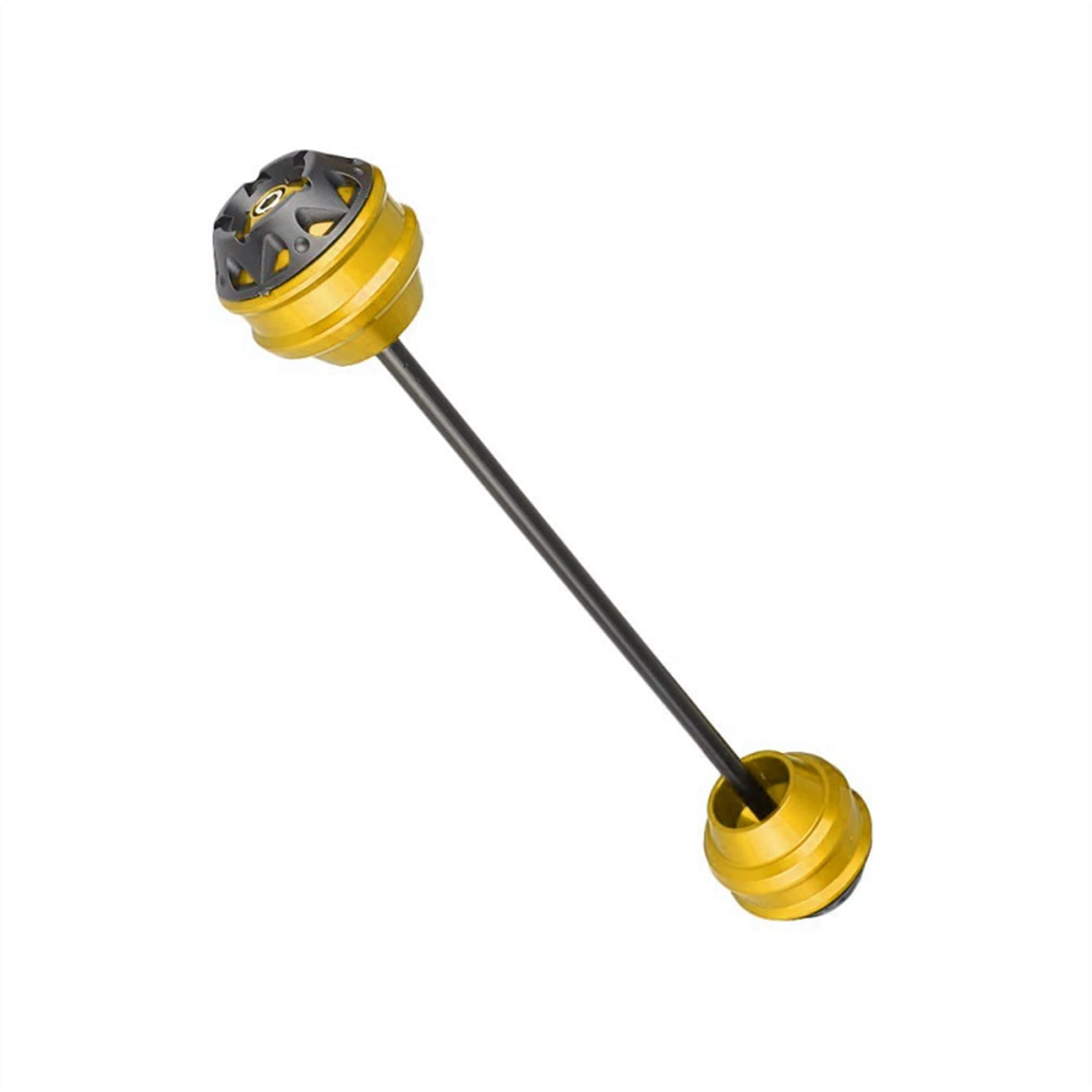 For KAWASAKI Z650 Z900 Z900RS Z750 Z750S Z750R Z 650 750 900 RS Front And Rear Axle Sliders Fork Wheel Protection Crash Pad Kit Decorate (Color : Front wheel golden)