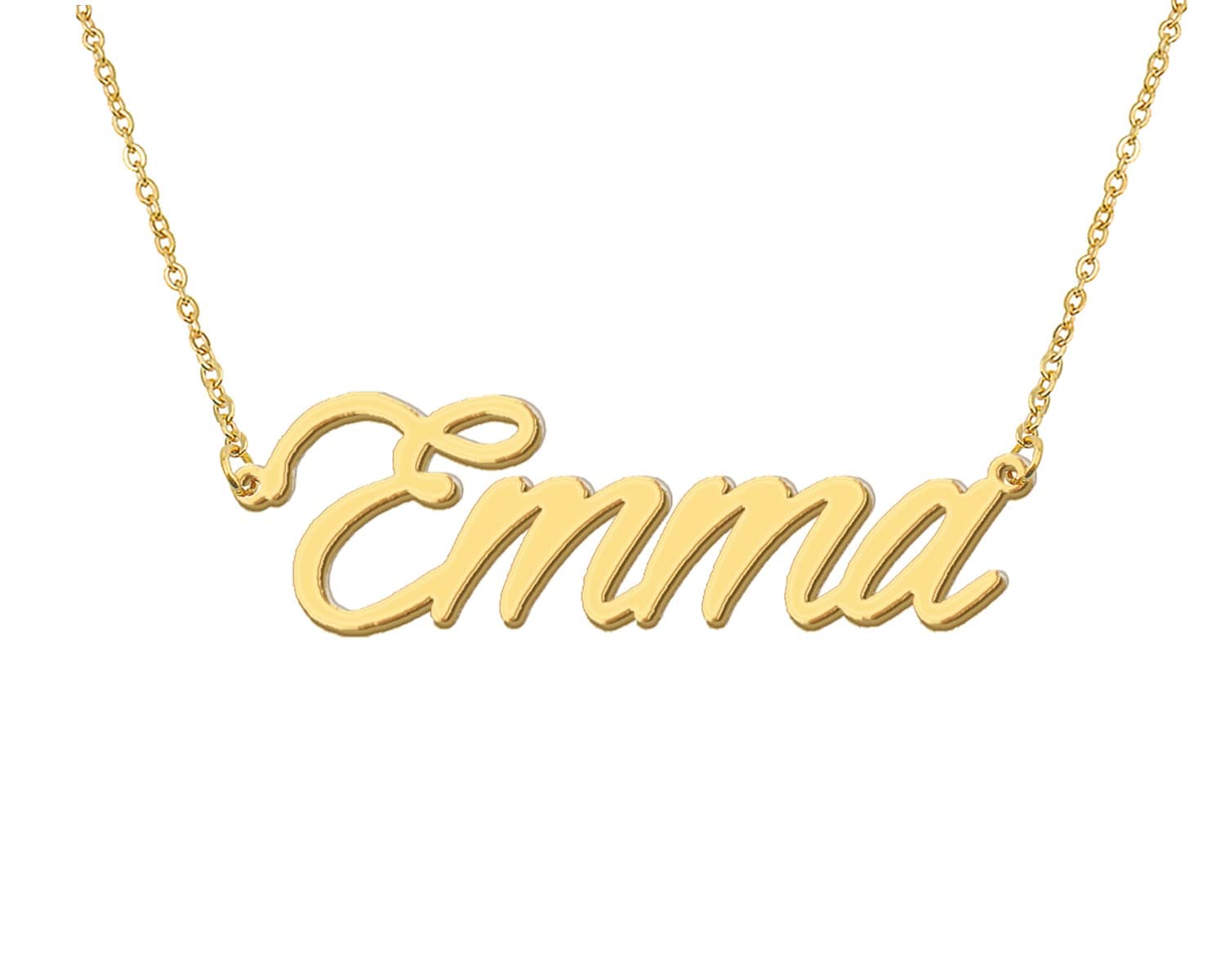 Aoloshow Personalized Name Necklace Custom Any Name Necklaces Jewelry for Womens New Mom Bridesmaid Gift