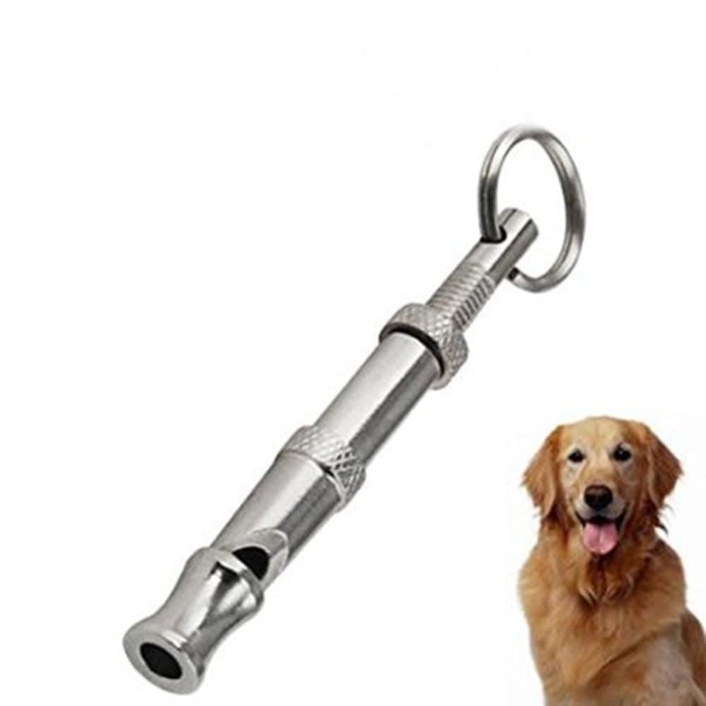 Stainless Steel Adjustable Pet Dog Training Sound Clicker Whistle Obedience 4 Pieces
