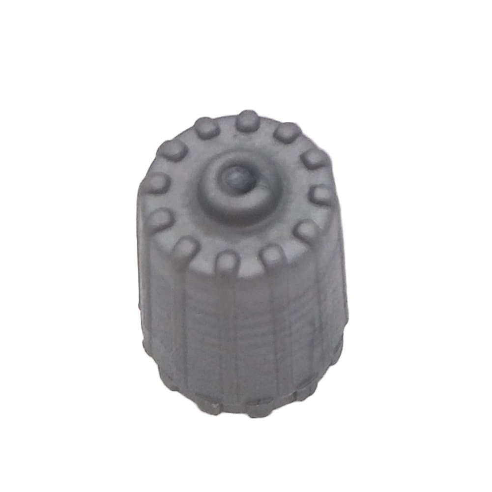 10pcs Gray TPMS Service Kit Tire Valve Stem Caps with Gasket Plastic Tire Cap Gray Replacement for Car Truck