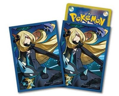Sleeve Pokemon Gym Exclusive Cynthia's Full Power Card Game Character Deck Shield Lucario Garchomp Pokemon Center