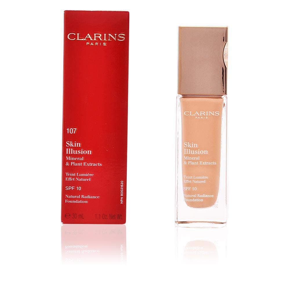 Clarins Skin Illusion Mineral And Plant Extracts Natural Radiance Foundation SPF 10 - 108 Sand