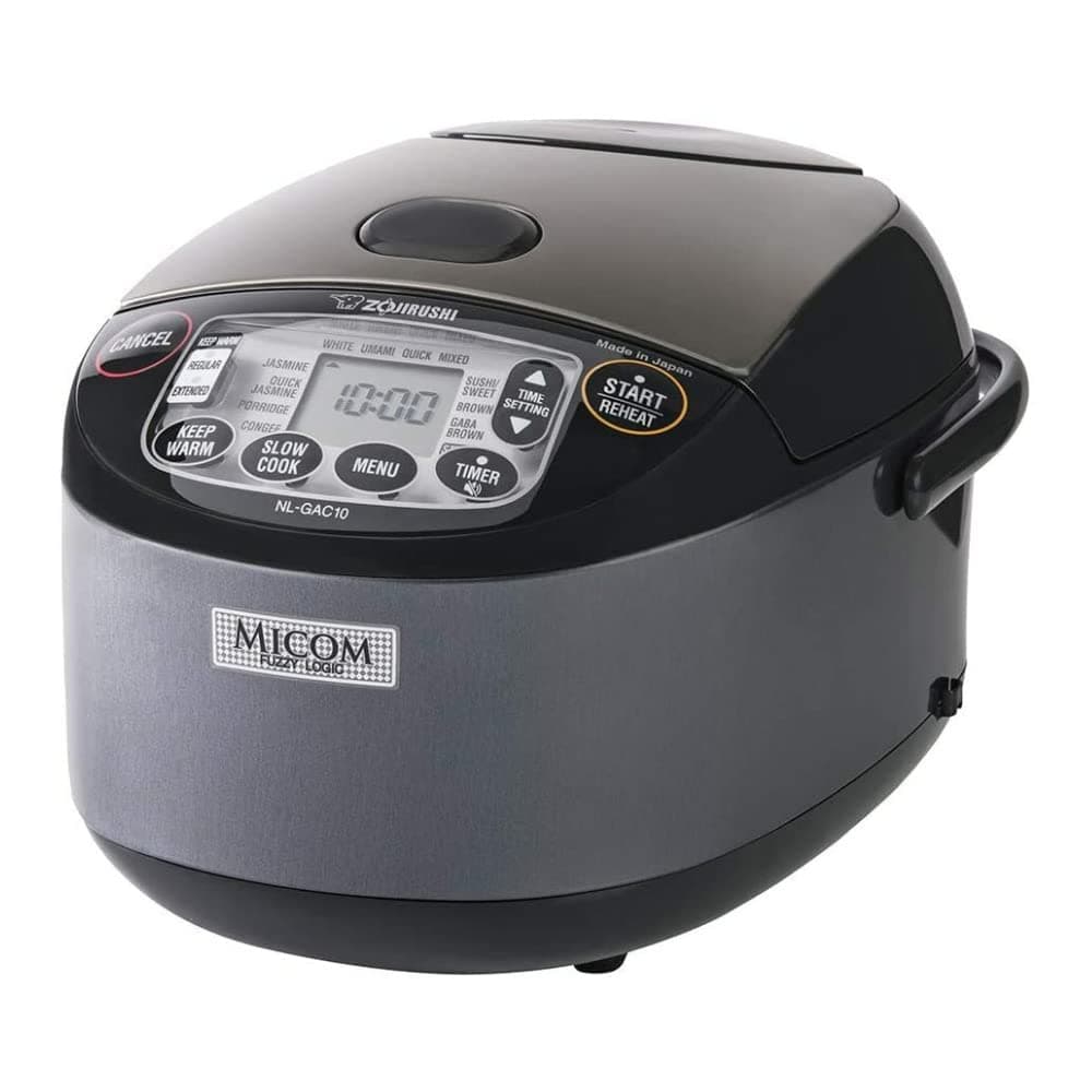 NL-GAC10BM 5.5 Cup Uncooked Umami Micom Rice Cooker and Warmer (Metallic Black)