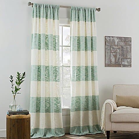 Carina 84-Inch Rod Pocket Window Curtain Panel in Mist