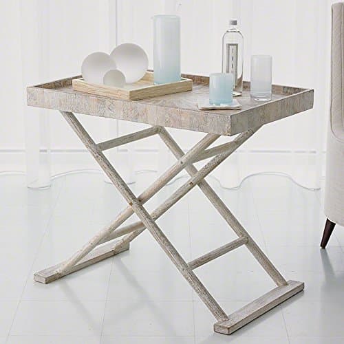 Global Views Driftwood Butler's Tray Table