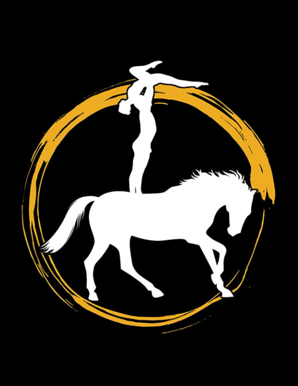 Gymnastics VAULTING Gymnast Horse Acrobats Balancing Gift Notebook: List Down Plans, To-do List, Calendar 100 Lined Pages 8.5 x 11 Inch