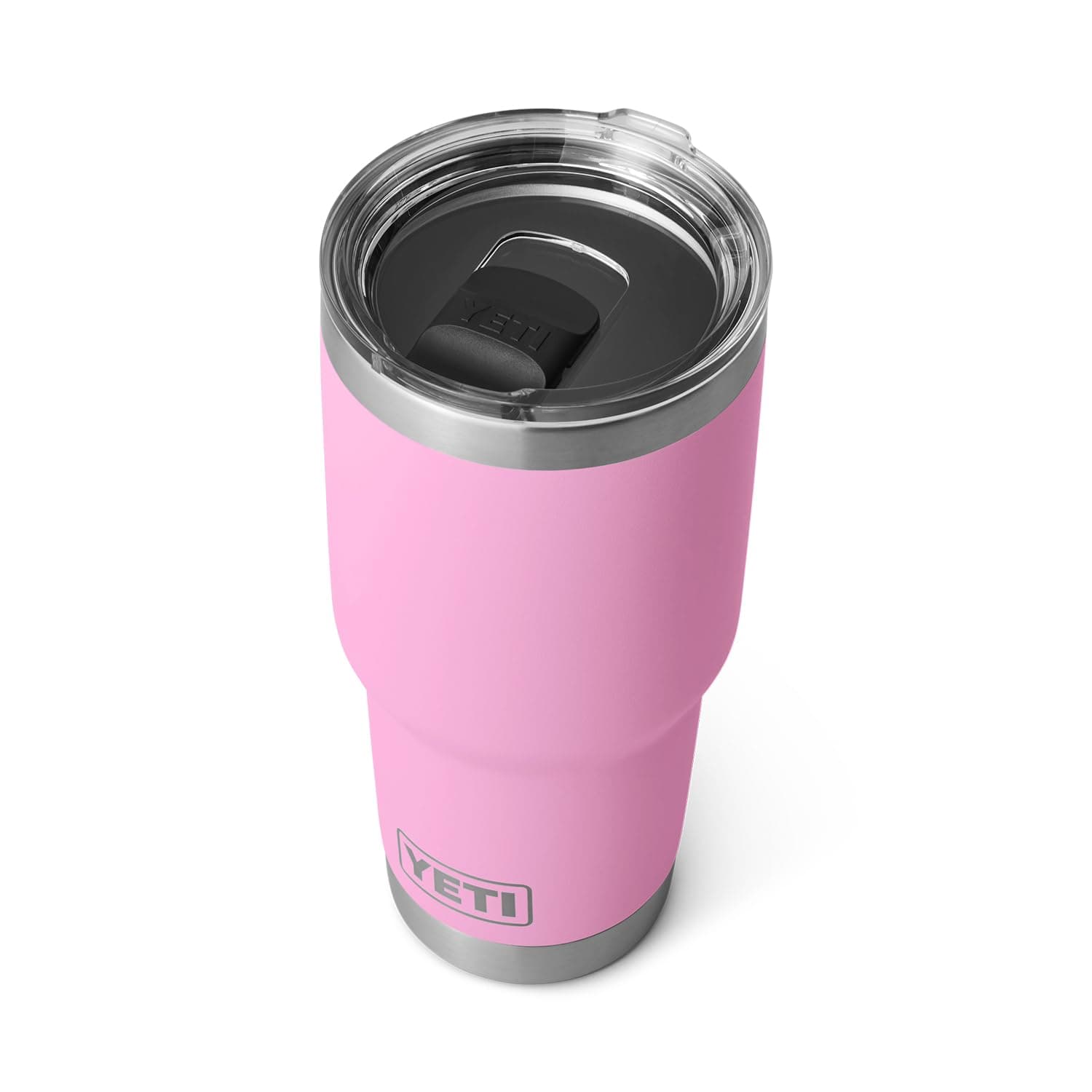 Rambler 30 oz Tumbler, Stainless Steel, Vacuum Insulated with MagSlider Lid, Power Pink
