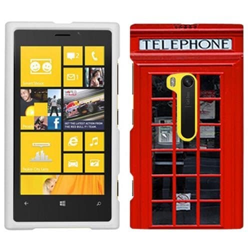 Nokia Lumia 920 Red British Phone Booth Hard Case Phone Cover