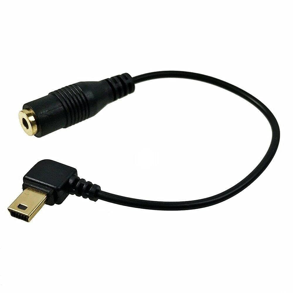Cam Design 3.5mm Female to Mini USB Male Microphone Adapter Audio Transfer Cable Cord Compatible with GoPro Hero 1 2 3 Hero3+ Hero4 & Sports