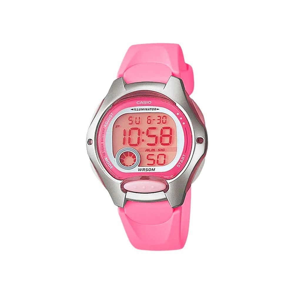Women's Quartz Digital Watch with Resin Strap LW-200-4BVEF
