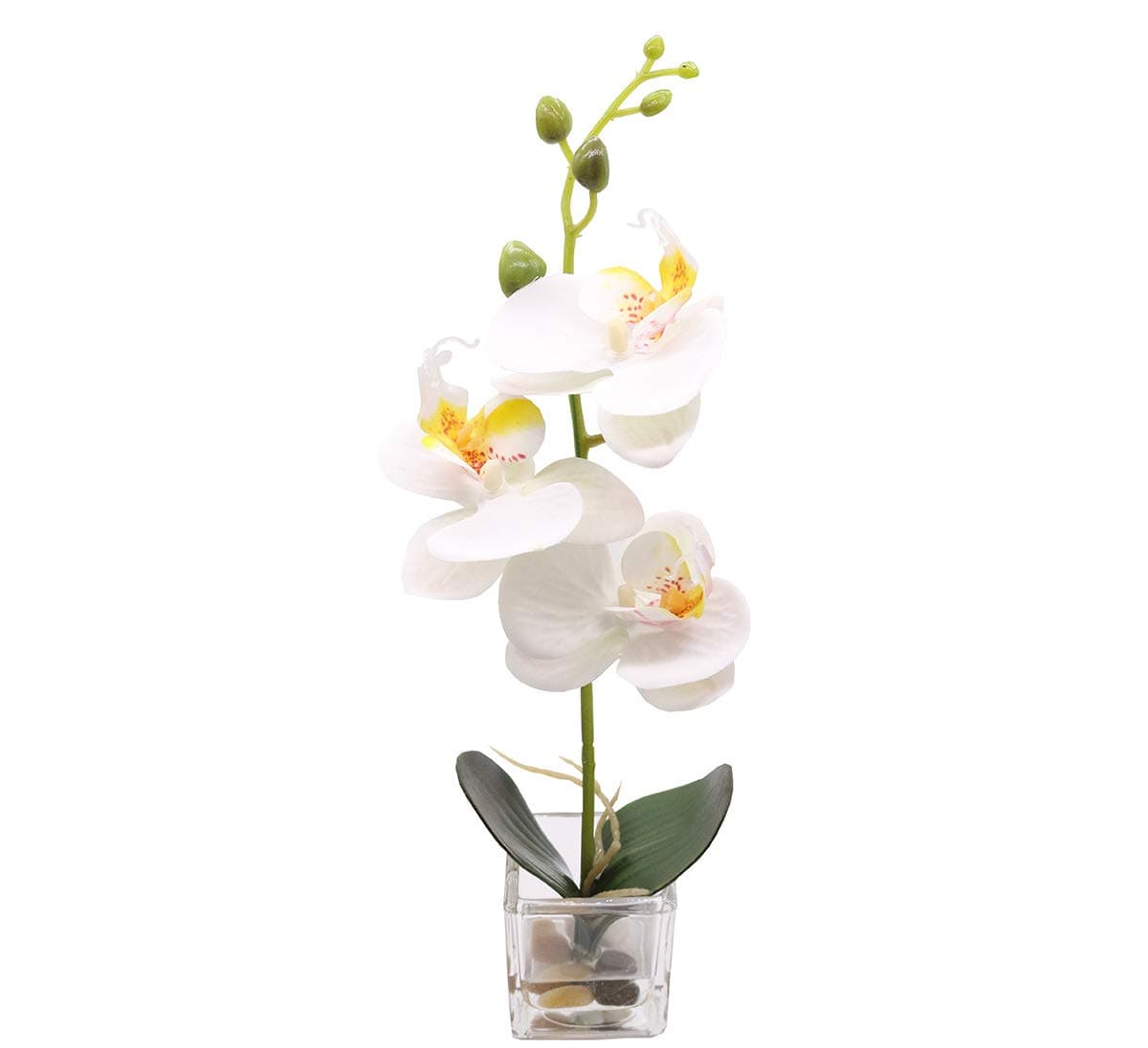 Mini Artificial Flowers Bonsai Lifelike Real Touch Arrangement Phalaenopsis Silk Orchid Wedding Party Home Centerpiece Décor