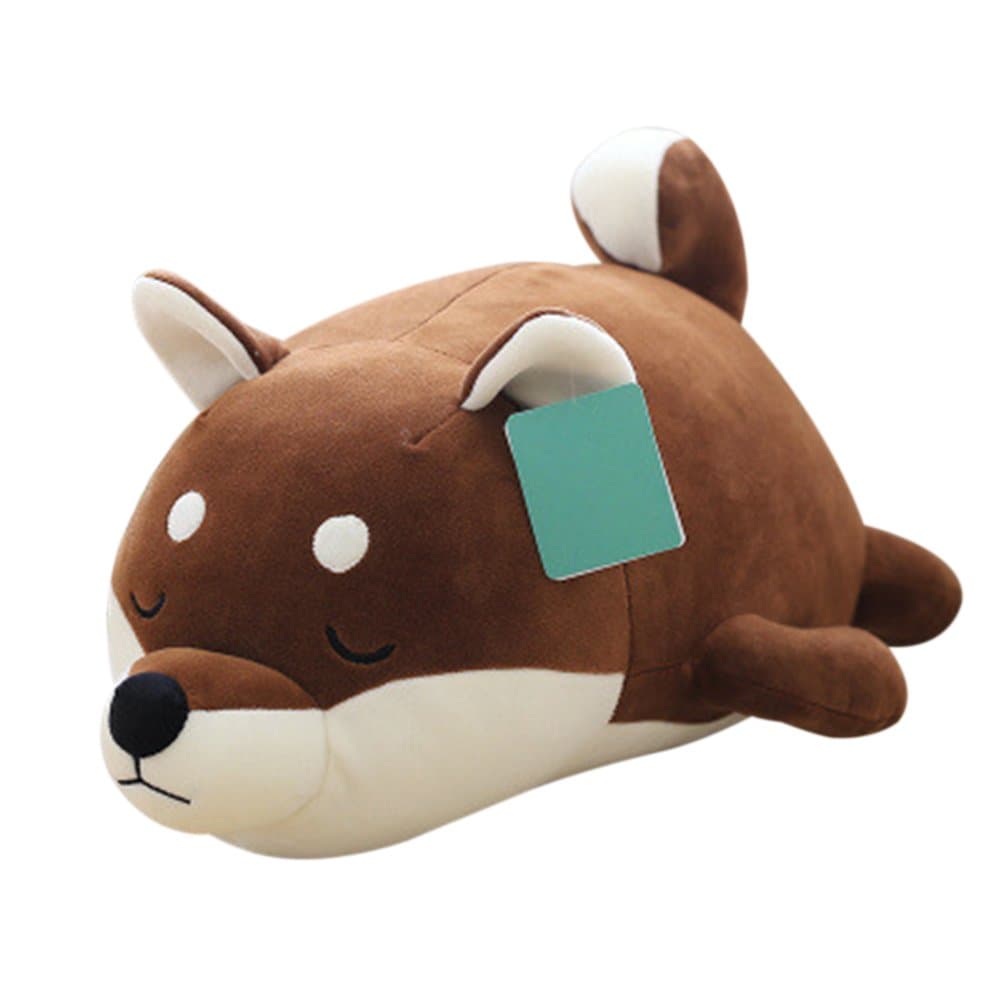 sunyou Soft Puppy Stuffed Animal, Comfortable Plush Doll Pillow Stuffed Toy, Gift for Kids / Friends (9") (Brown, Small)