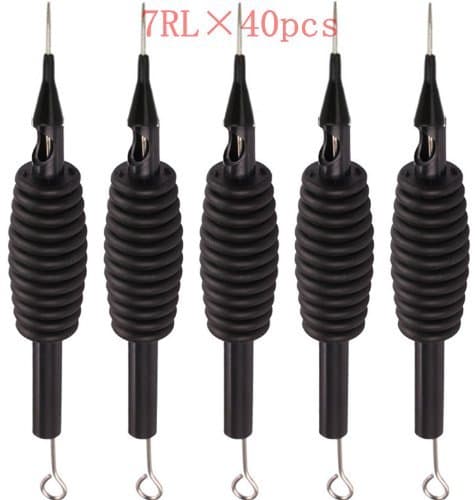 40pcs 3/4" Grip Disposable Tattoo Combo Tubes 7RL