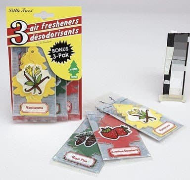 LITTLE TREESCar Air Freshener | Hanging Paper Tree for Home or Car | Royal Pine, Strawberry and Vanillaroma