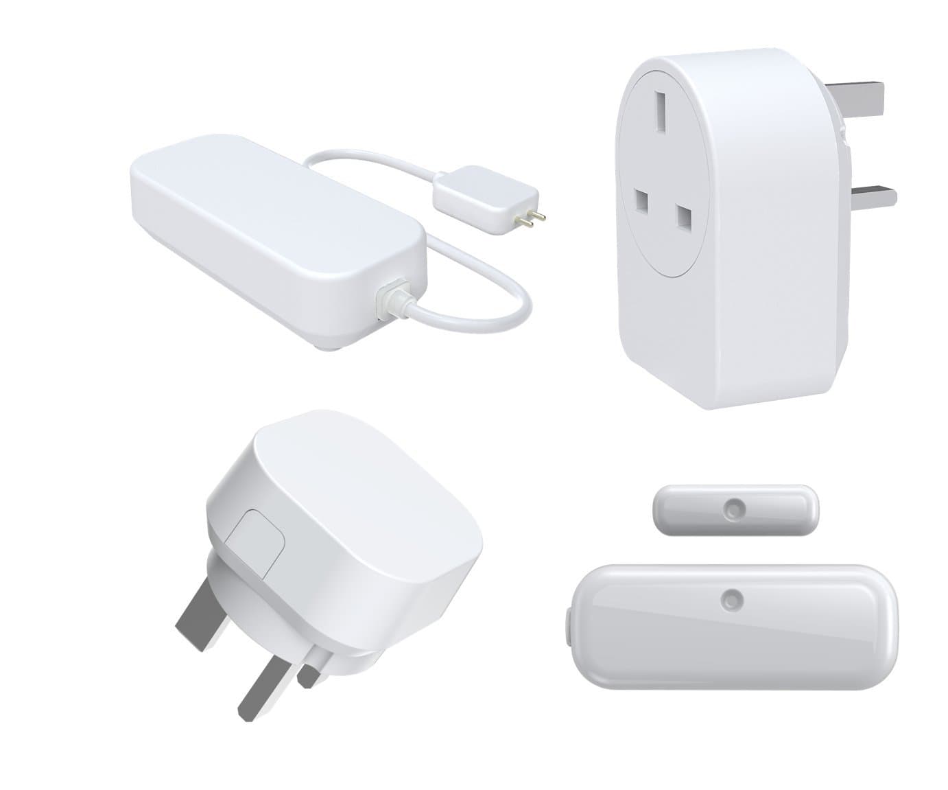 FOXX Project FPZWSK1UK Smart Accessory Pack, 240 V, White, Set of 4 Pieces