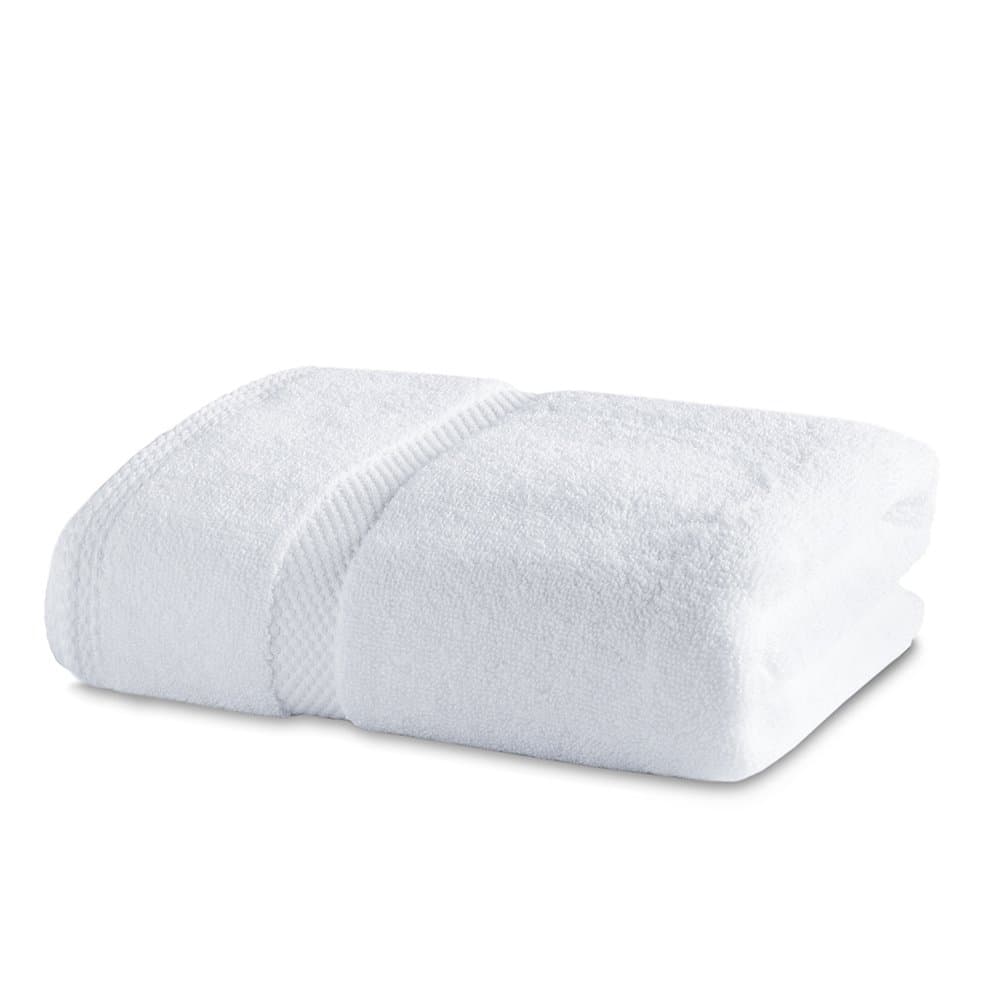 Bamboo Bath Linen - 1 x Luxury Bamboo Hand Towel 800gsm - Assorted Colours (Alpine White)