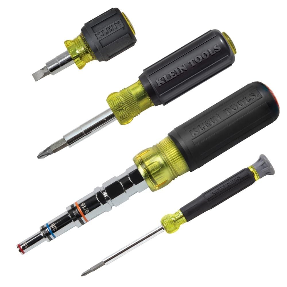 80019 Tool Set, Multi-Bit Screwdriver and Nut Driver Tool Kit, 30 Different Industrial Strength Bits and Sizes, 4-Piece