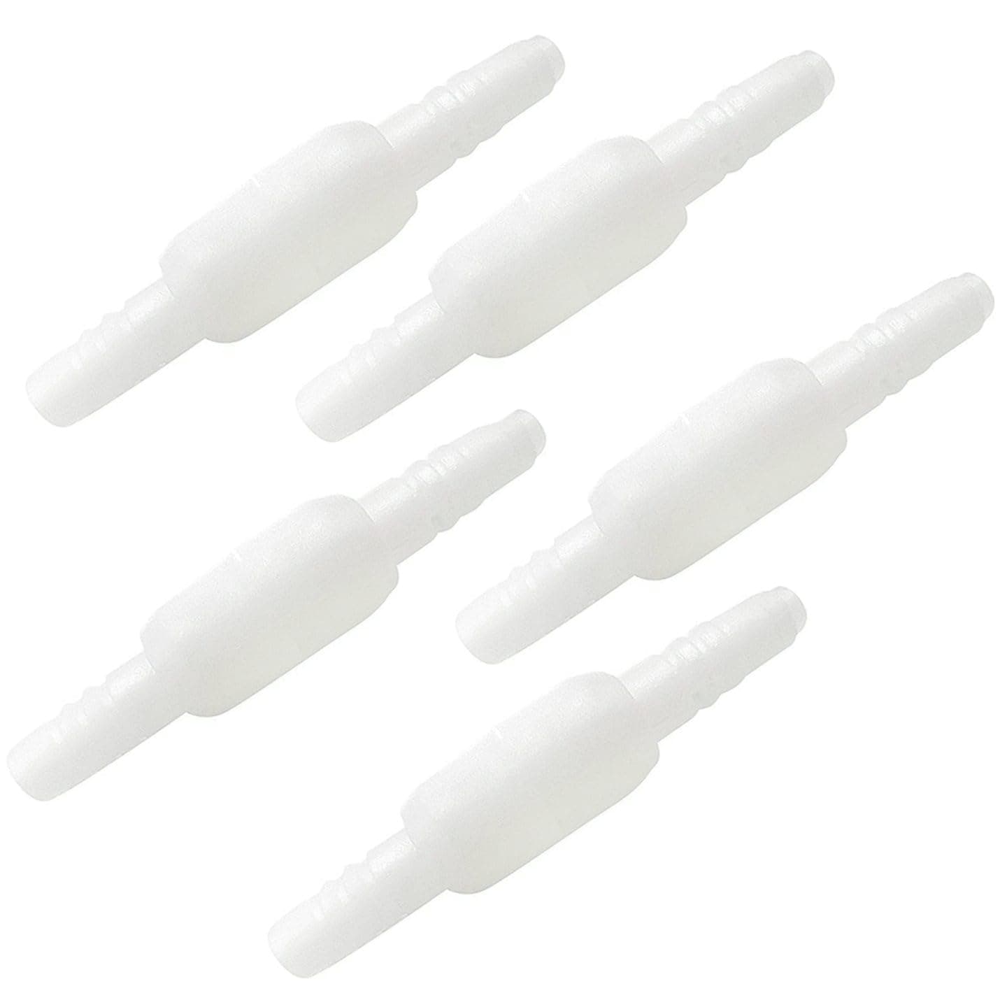 ResOne Oxygen Tubing Swivel Connectors 5-Pack - Cannula, Hose, Tube Connectors - Oxygen Line Splitter, Concentrator Supplies - 360-Degree Rotation - Medical, Home, Marine Use - Standard Size
