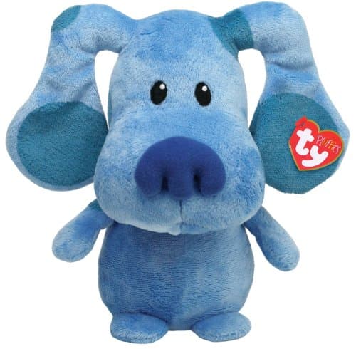 Ty Pluffies Blue Blue's Clue Nickelodeon Plush Soft Toy Blue