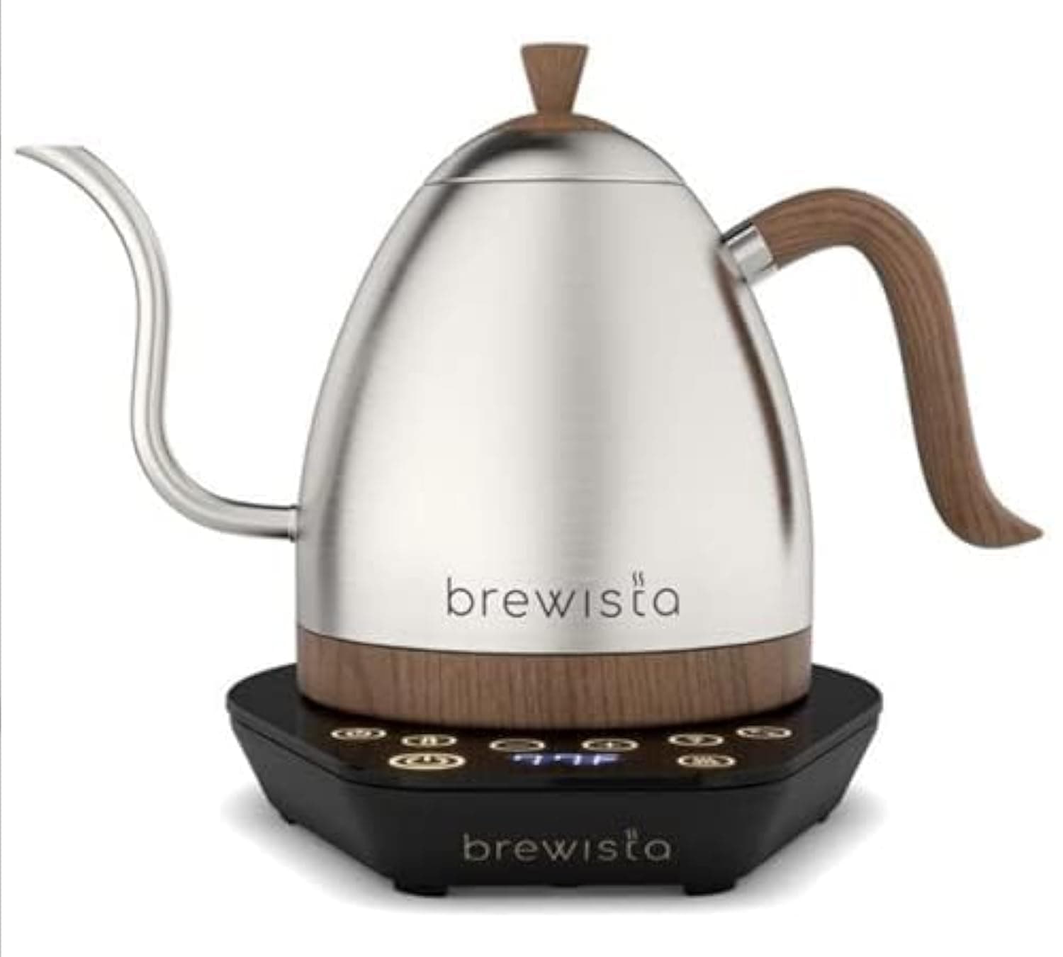 Brewista Artisan Stainless Steel Gooseneck Spout Temperature Control Slow Coffee Barista Electric Kettle (1.0 L)