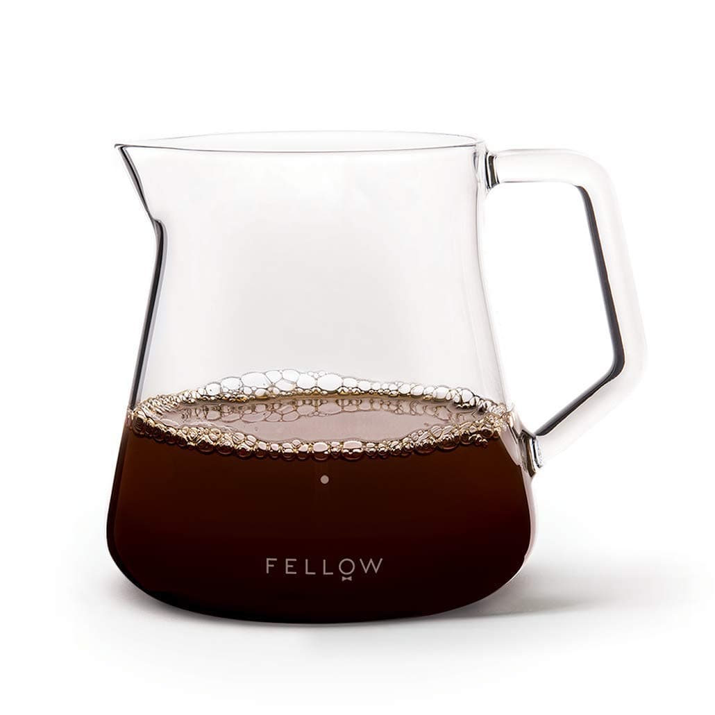 Mighty Small Glass Carafe - Manual Pour Over Coffee Beaker and Tea Steeper, Borosilicate Glass Decanter, 16.9 oz Clear Container