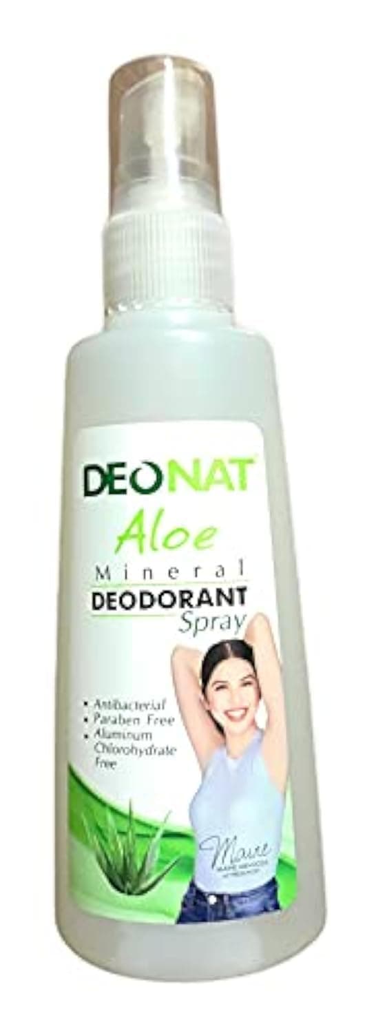 DEONAT Natural Mineral Deodorant Spray (Aloe), 3.38 Fl Oz (Pack of 1)