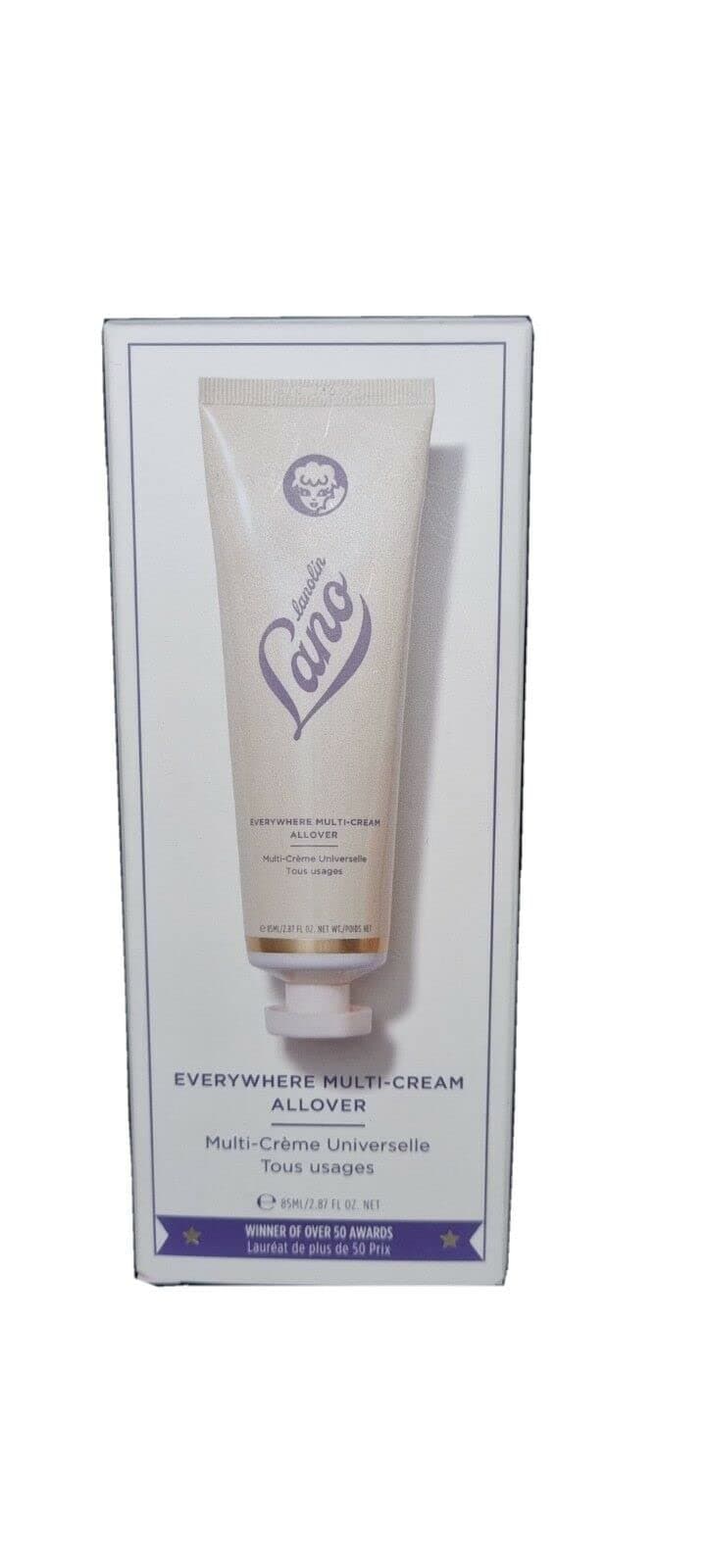 Allover Everywhere Multi-Cream - Ultra Hydrating Body Lotion for Dry Skin, Hands, Elbows + More - Made with Lanolin, Milk + Vitamin E (85ml / 2.9oz)