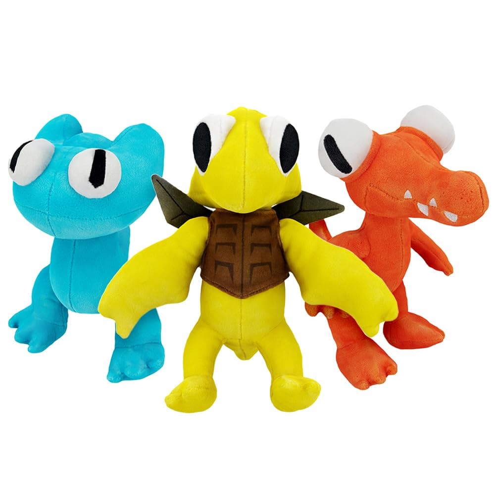 Collectible Plush Complete Set (Three 8" Plushies, Series 2)