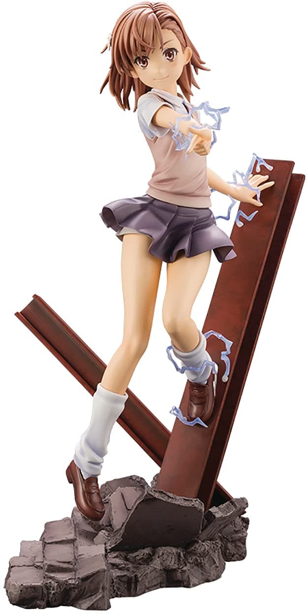 Kotobukiya Toaru Majutsu no IndexⅢ: Mikoto Misaka PVC Statue, Multicolor