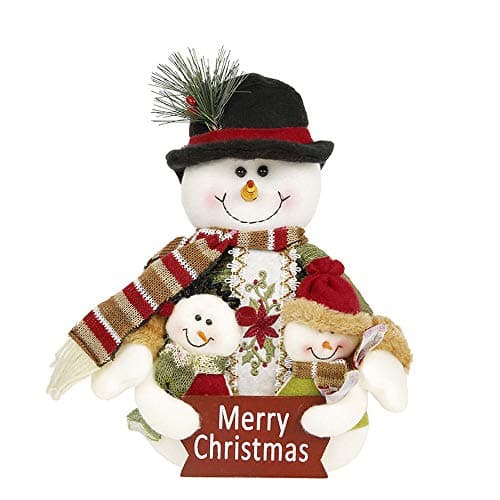 Tvoip Christmas Decor Dolls Santa Claus Snowman Hanging Ornaments Table Decorations Gift (Christmas