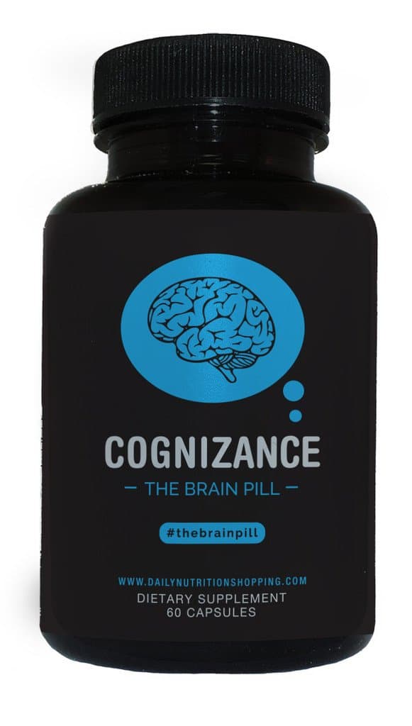 Cognizance The Brain Pill: 60 Capsules - Natural Brain Function Support for Memory, Focus, Clarity, Mental Performance and More
