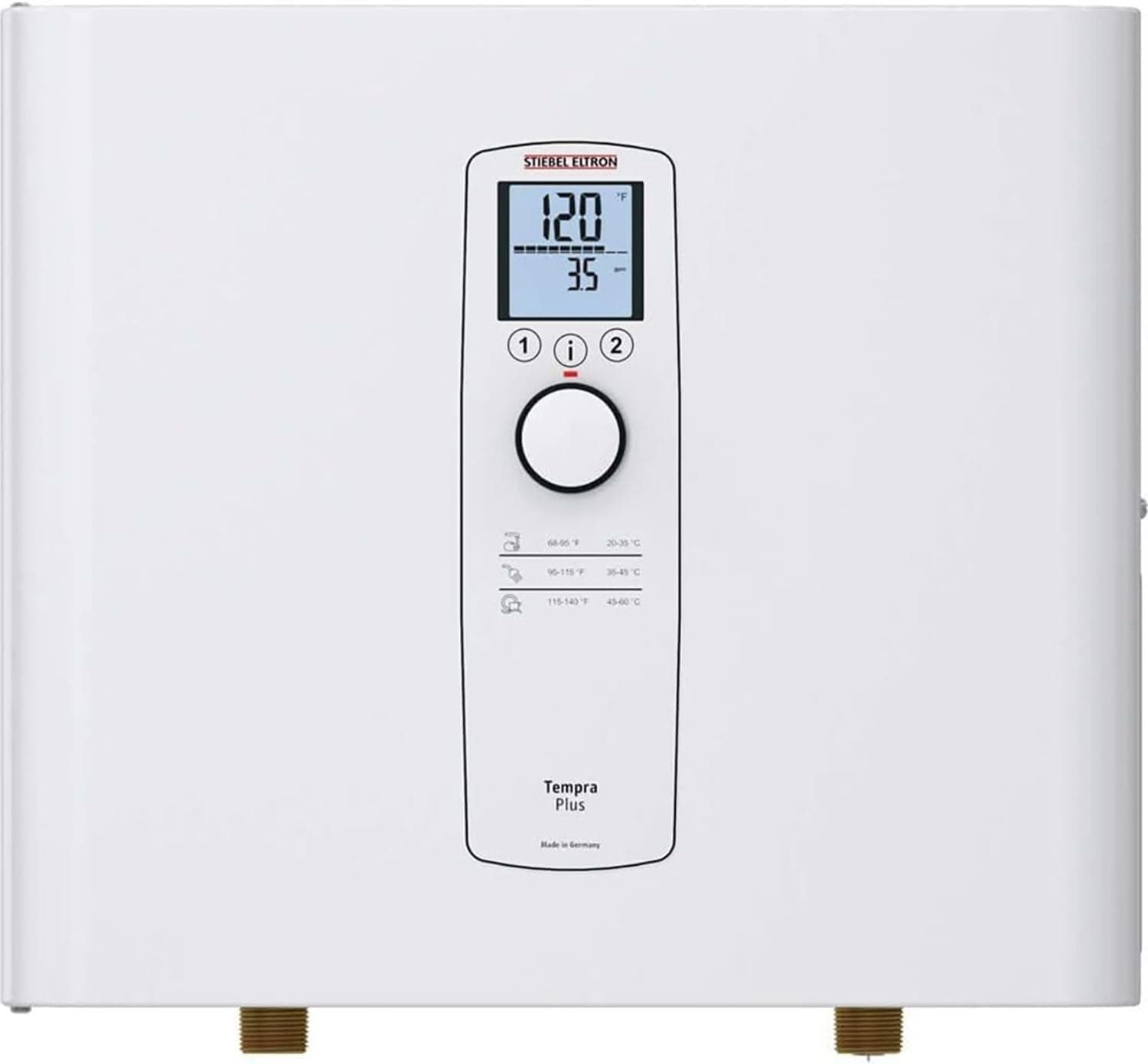 Tankless Water Heater – Tempra 20 Plus – Electric, On Demand Hot Water, Eco, White