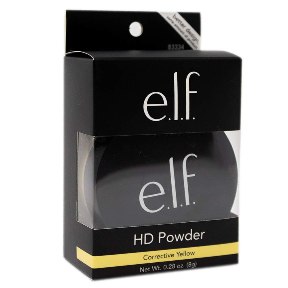 Pack of 2 e.l.f. High Definition Powder, Corrective Yellow, 83334