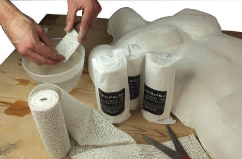 Modrock Plaster of Paris Bandage 15cm x 2.75mtr x 6 rolls by SCARVA