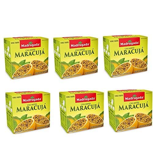 Madrugada Passion Fruit Tea Natural from Brazil 60 Tea Bags