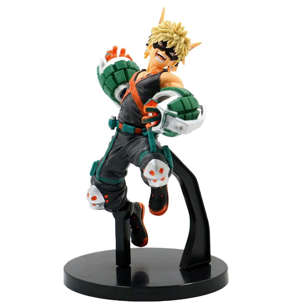 Templom SIX My Hero Academia Action Figure,Izuku Midoriya Todoroki Shoto Katsuki Bakugou Vinyl Figure Collectible PVC Figure for Kids Teens and Anime Fans( Katsuki Bakugou-1)