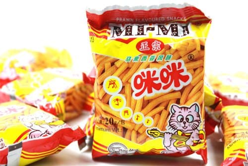 DD2 Childhood Snacks MiMi Shrimp Bar 10 Pack 18g X 10