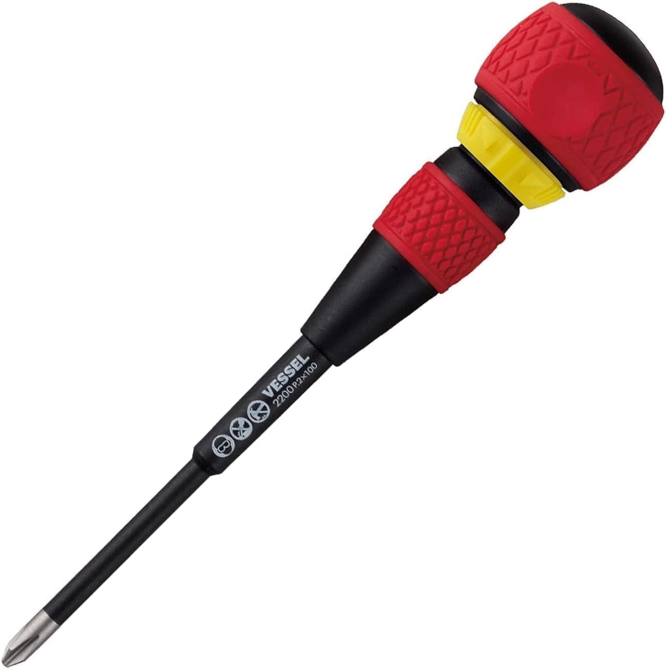 Ratchet Screwdriver + 2 x 100, 2200 + 2 x 100