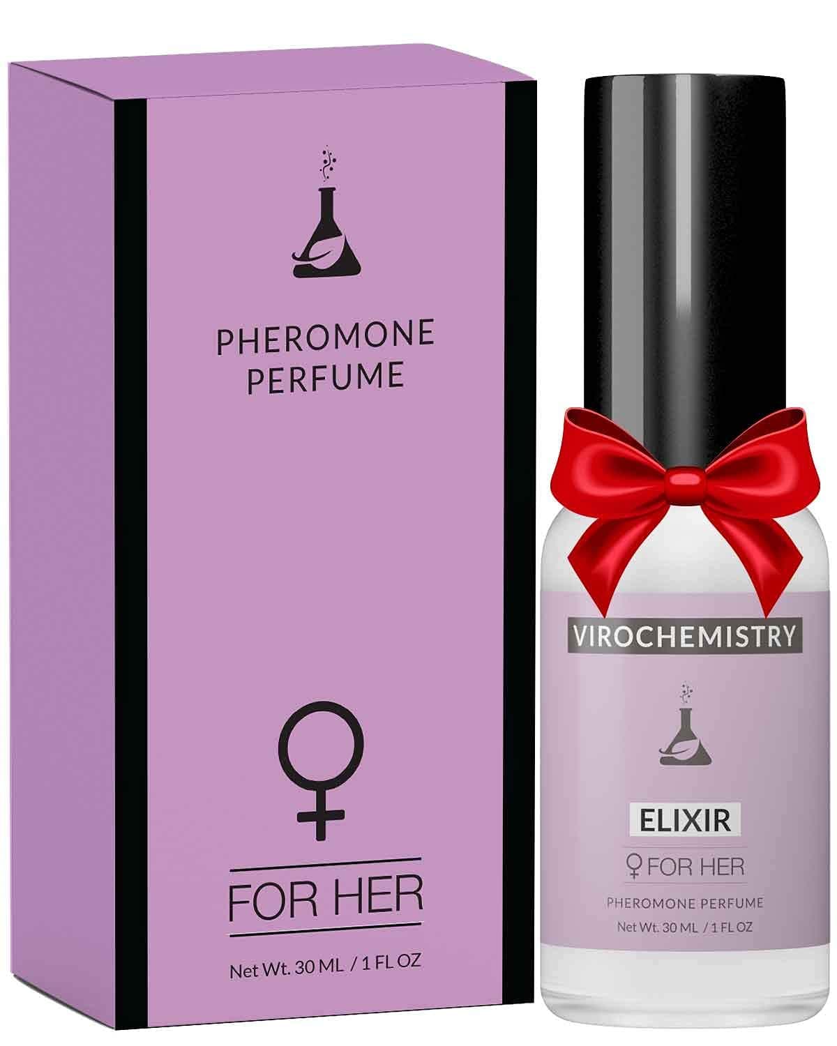 Pheromones For Women (Elixir) - Elegant, Ultra Strength Organic Fragrance Body Perfume (1 Fl. Oz)