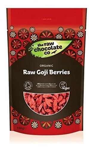 The Raw Chocolate Company Organic Goji Berries 150g (Pack of 4)