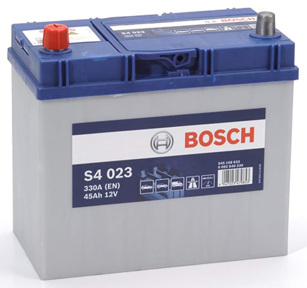 Bosch S4023 Car Battery 45A/h 330A Lead Acid Technology for Vehicles Without Start/Stop System