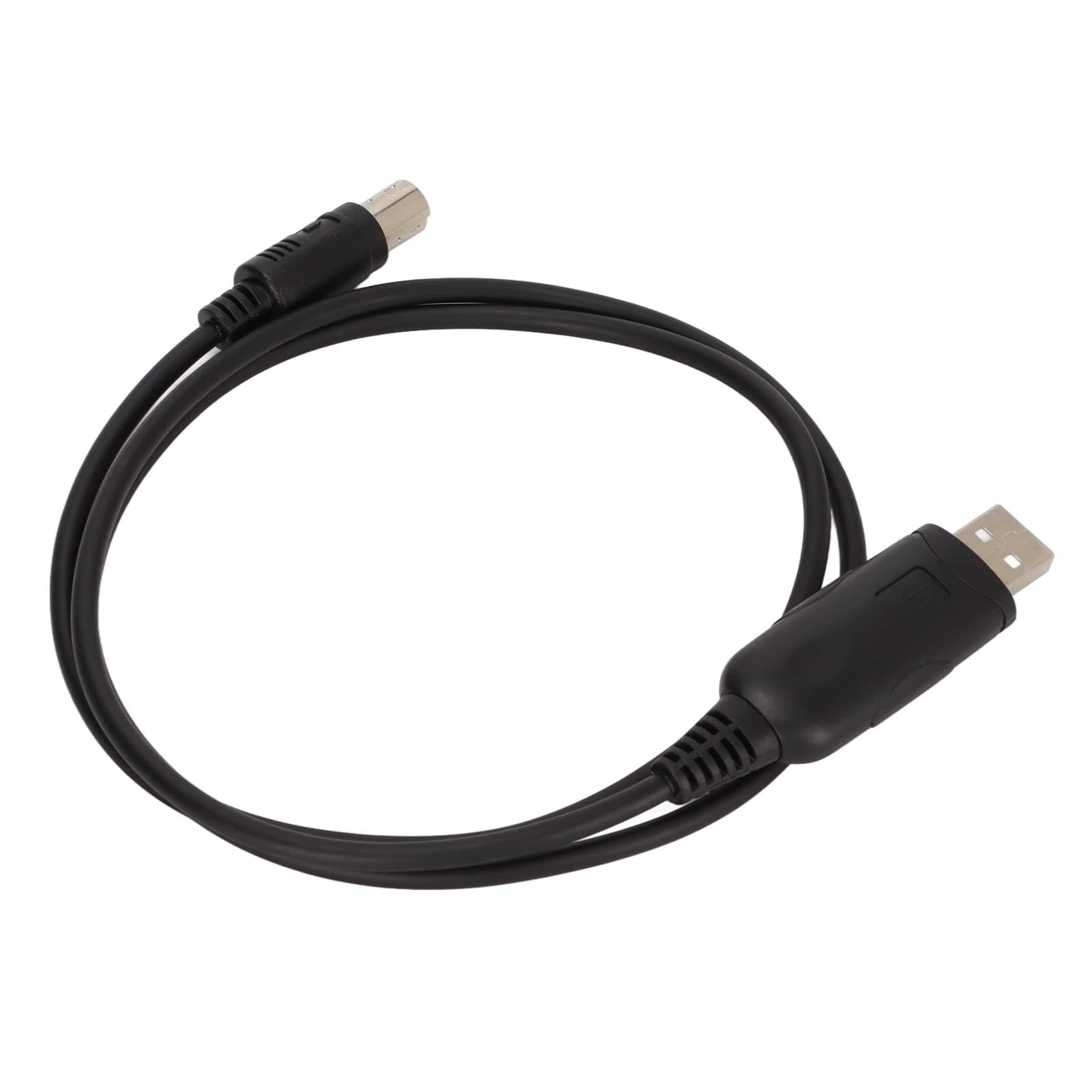 Qiilu 8 Pin Mini Din to USB 8 Pin Din Female to USB Cable PVC Write Frequency Cable 8 Pin Mini Din Plug Stable USB Programming Cable for Ft‑100D Ft‑817 Ft‑857 Ft‑897 Ct‑62