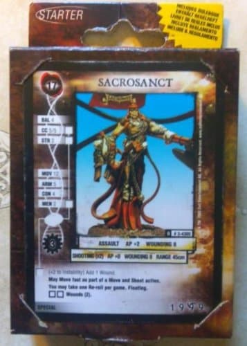 1999 Sacrosanct Miniature Game