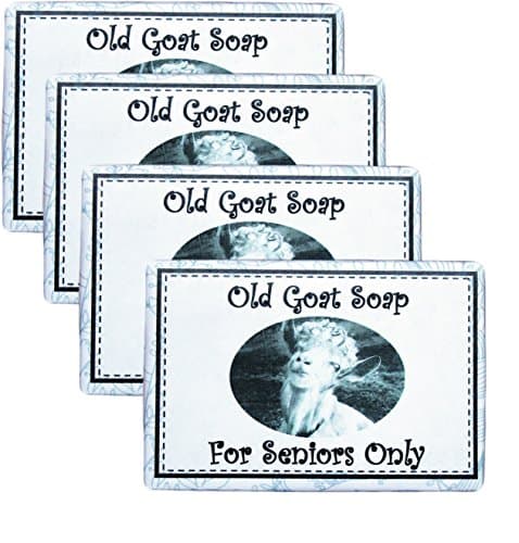 Old Goat Soap, For Seniors Only (4-Four Ounce Bars)