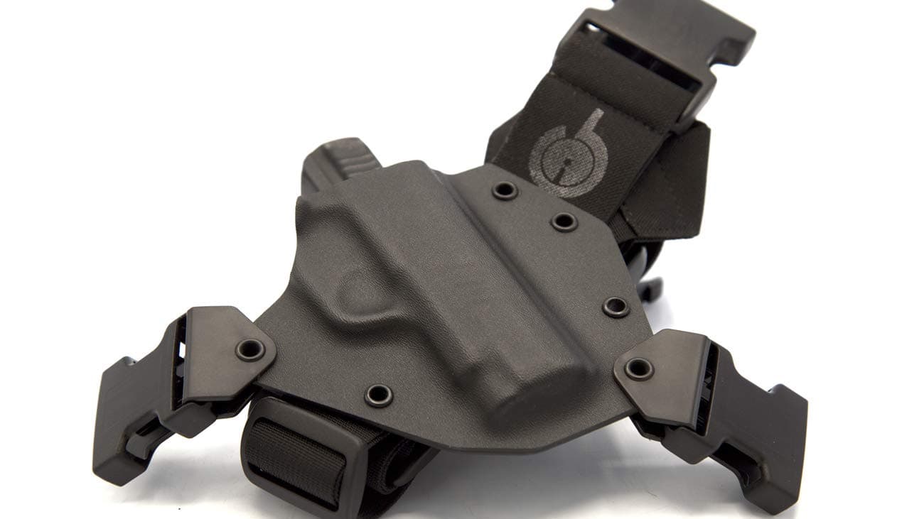 Kenai Chest Holster for a SIG P365, Right Hand, Black-Black