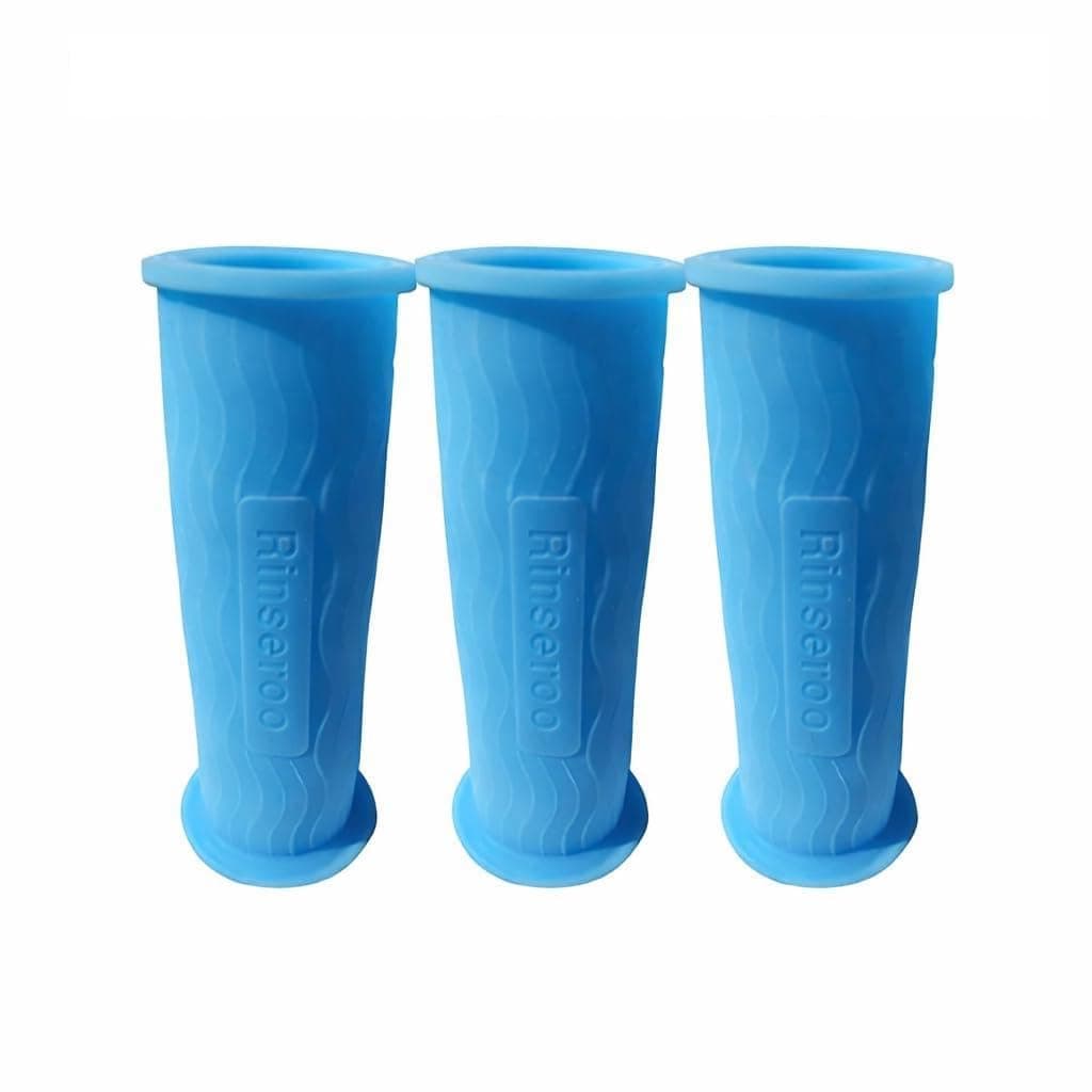 Rinseroo Replacement Shower Hose Connectors (3 pack) for Rinseroo- Slip-on Handheld Water Hose Attachment/Faucet Adapter for Shower & Sink, Detachable Shower Sprayer (NOT FOR TUB VERSION)