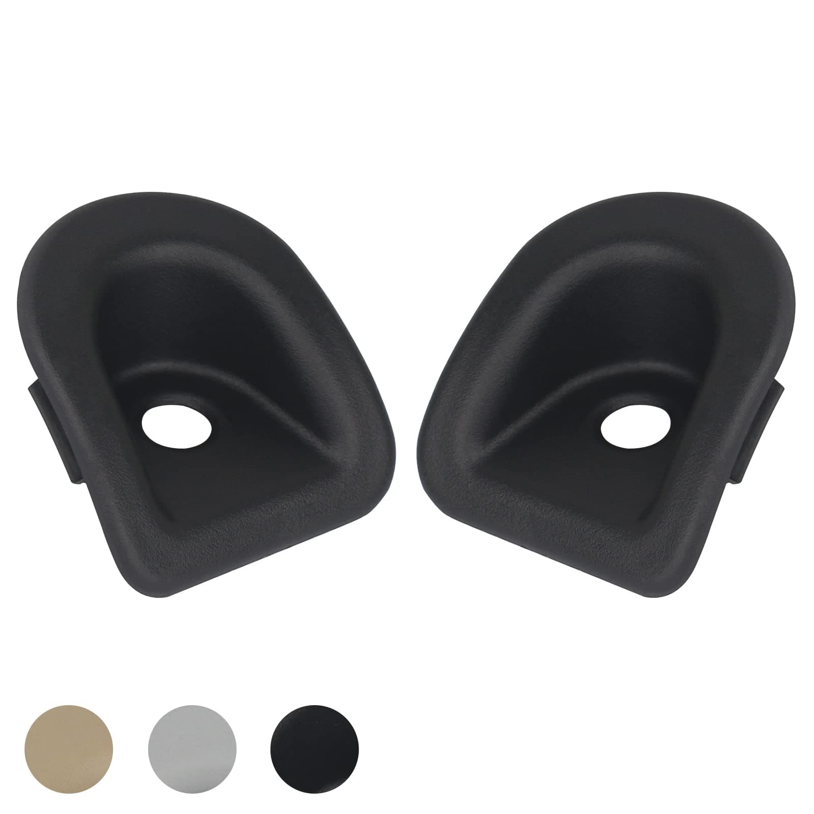 Door Panel Trim Lock Grommet,Compatible with 2005-2014 Ford Mustang Left Driver and Right Passenger Side (Black) Lock Knob Bezel