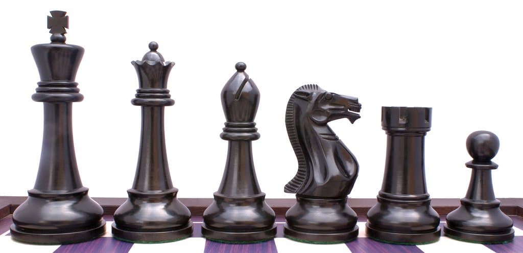 Winchester Series Premium Staunton 4" Chess Pieces